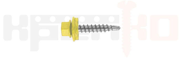 Саморезы кровельные RAL 1018