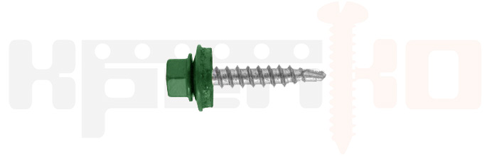 Саморезы кровельные RAL 6005