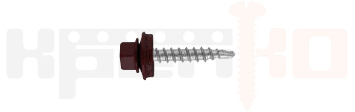 Саморезы кровельные RAL 8017